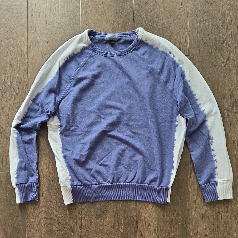 Universal Thread Blue and White Tie-Dye Sweatshirt